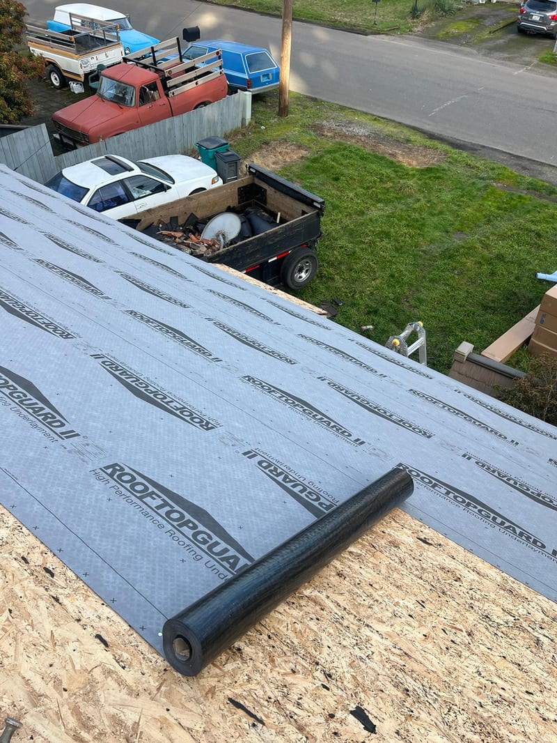 Interlock Aluminum Slate Metal Roofing – Deep Charcoal — Vancouver, WA