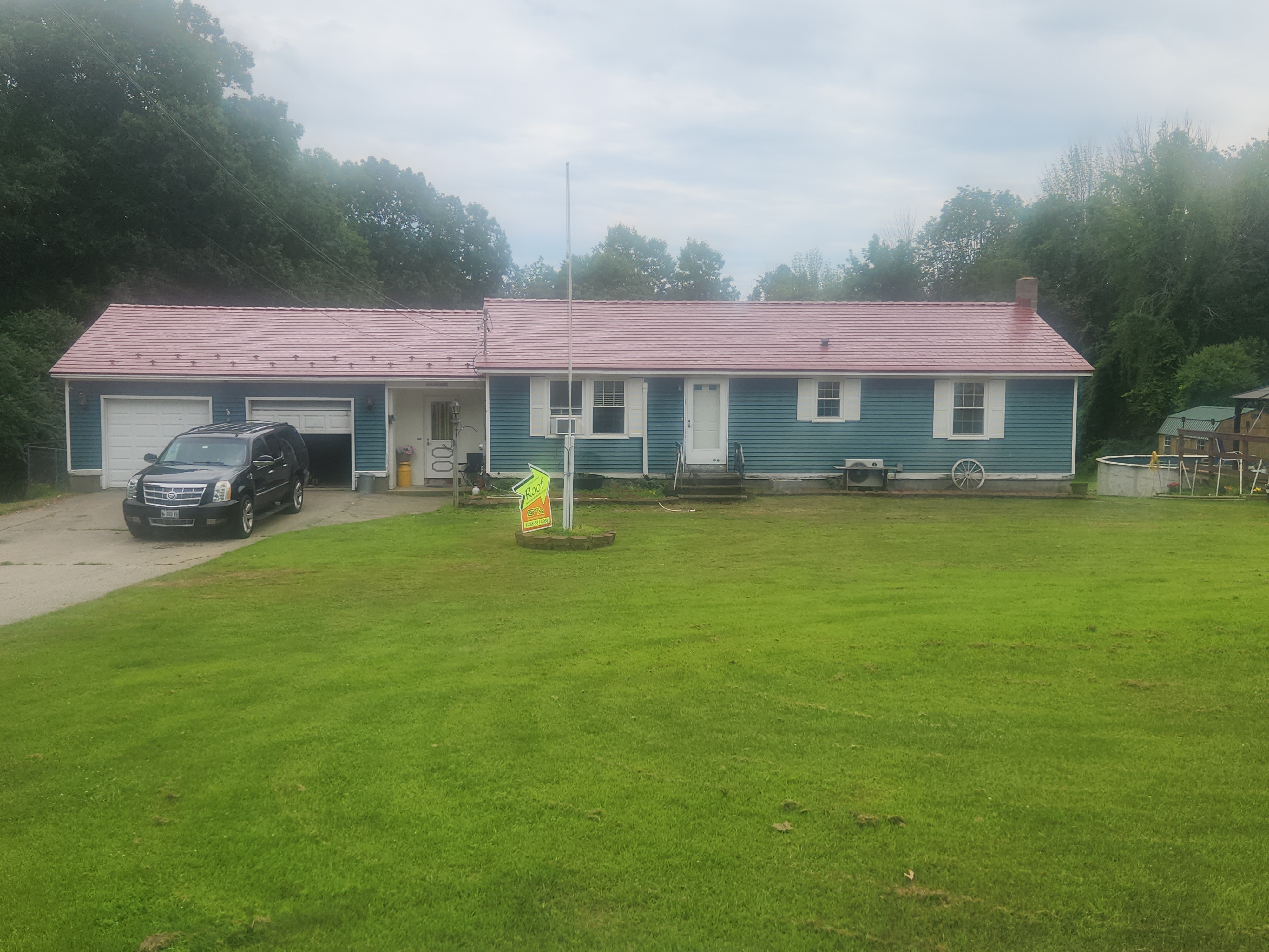 Interlock Aluminum Slate Metal Roofing – Tile Red | Lebanon, ME