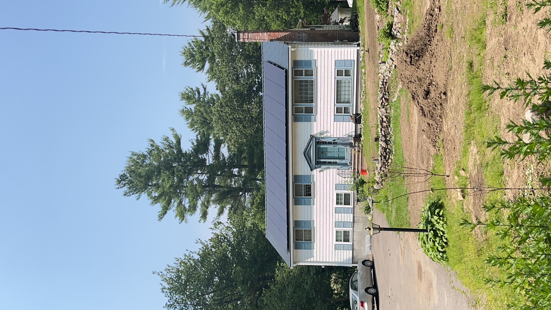 Interlock Aluminum Slate Metal Roofing – Black | Norfolk, MA (Street view)