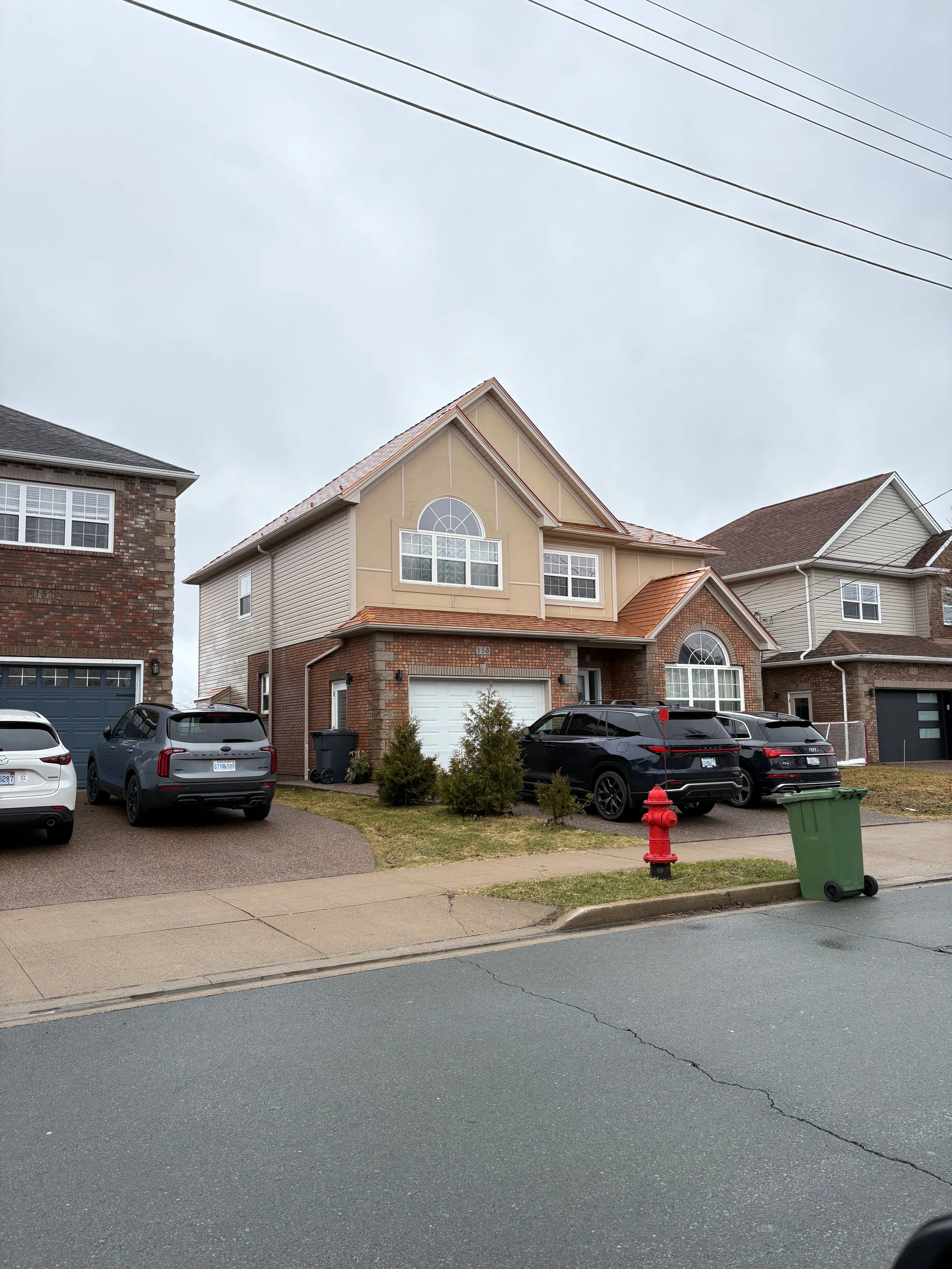 Copper Penny Interlock Slate aluminum roof on the home, Dartmouth, Nova Scotia
