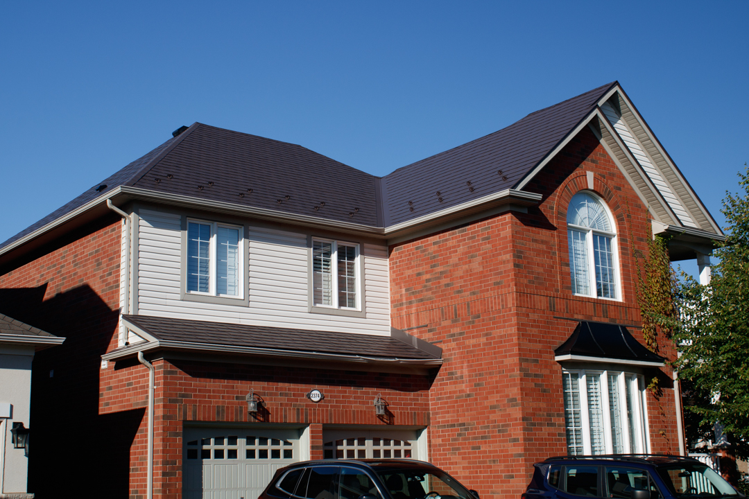 Interlock Aluminum Shingle Metal Roofing – Tudor Brown | Richmond Hill, ON