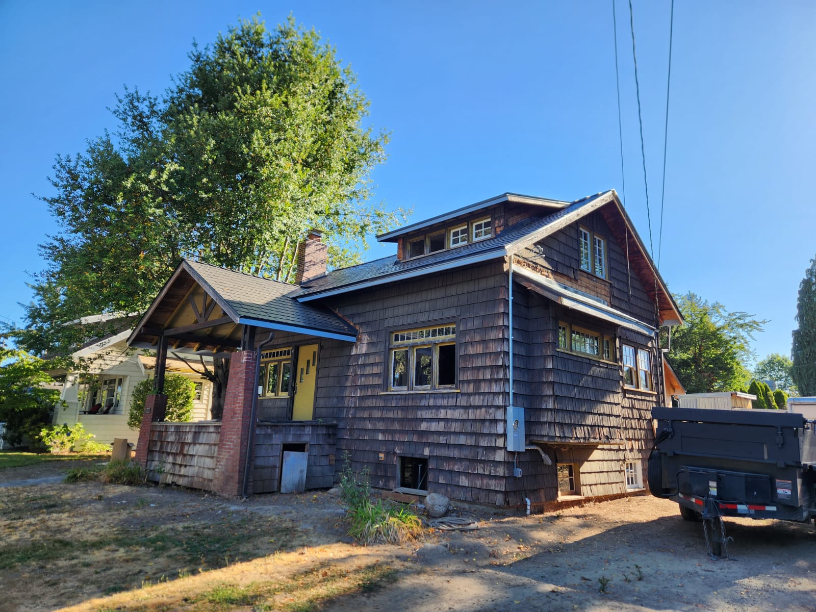 Interlock Aluminum Slate Metal Roofing – Black | Newberg, OR