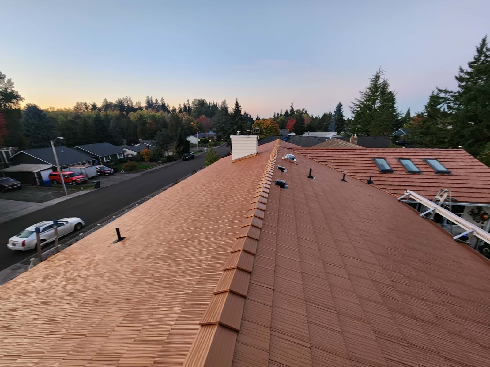 Interlock Aluminum Shake Metal Roofing – Copper Penny | Salem, OR