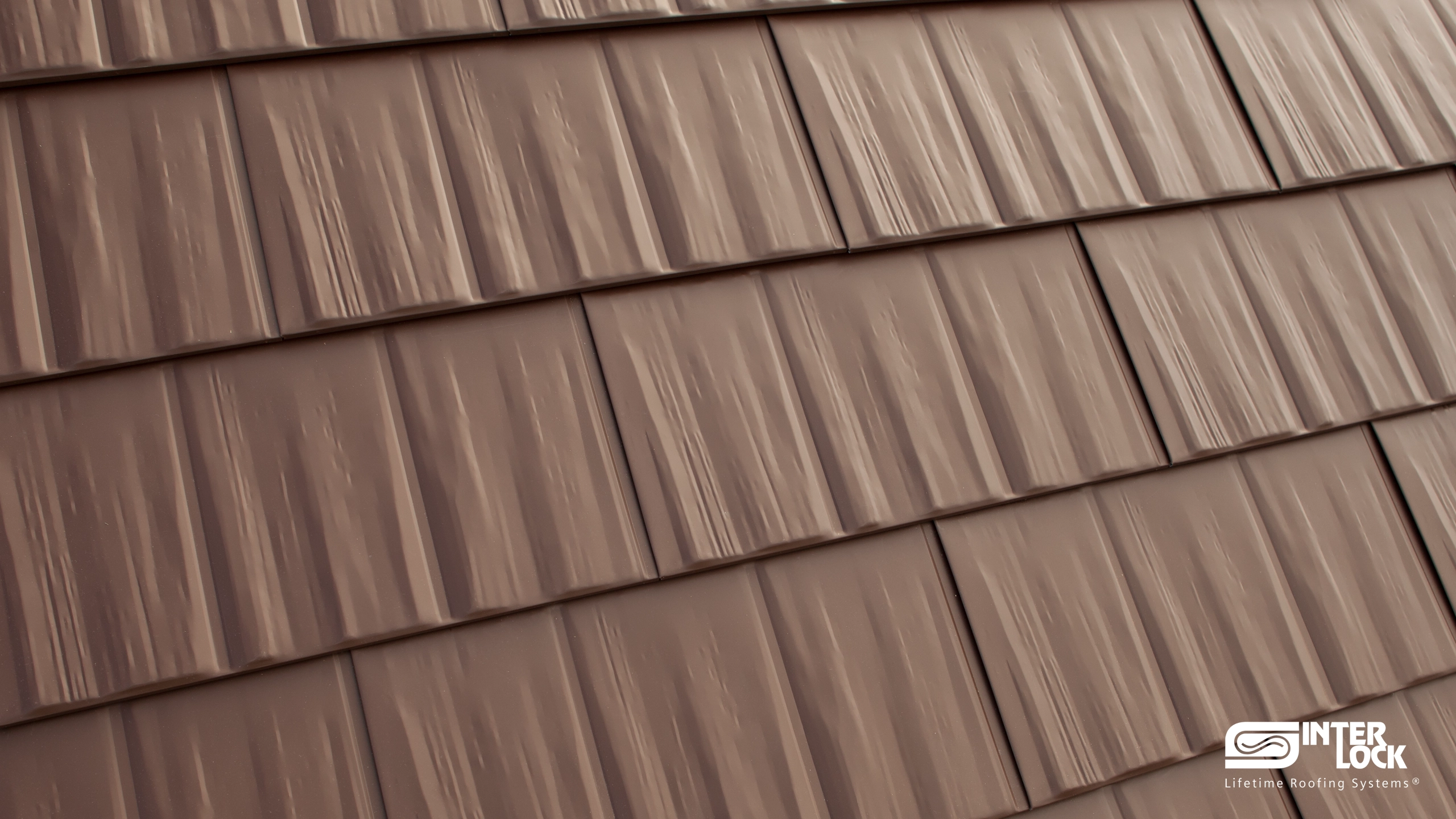 Interlock Cedar Shingle metal roofing panel