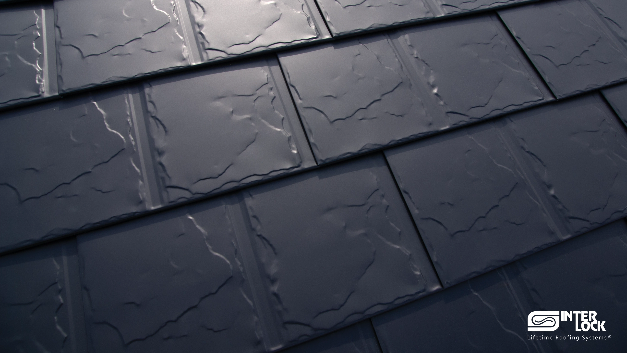Interlock Slate metal roofing panel